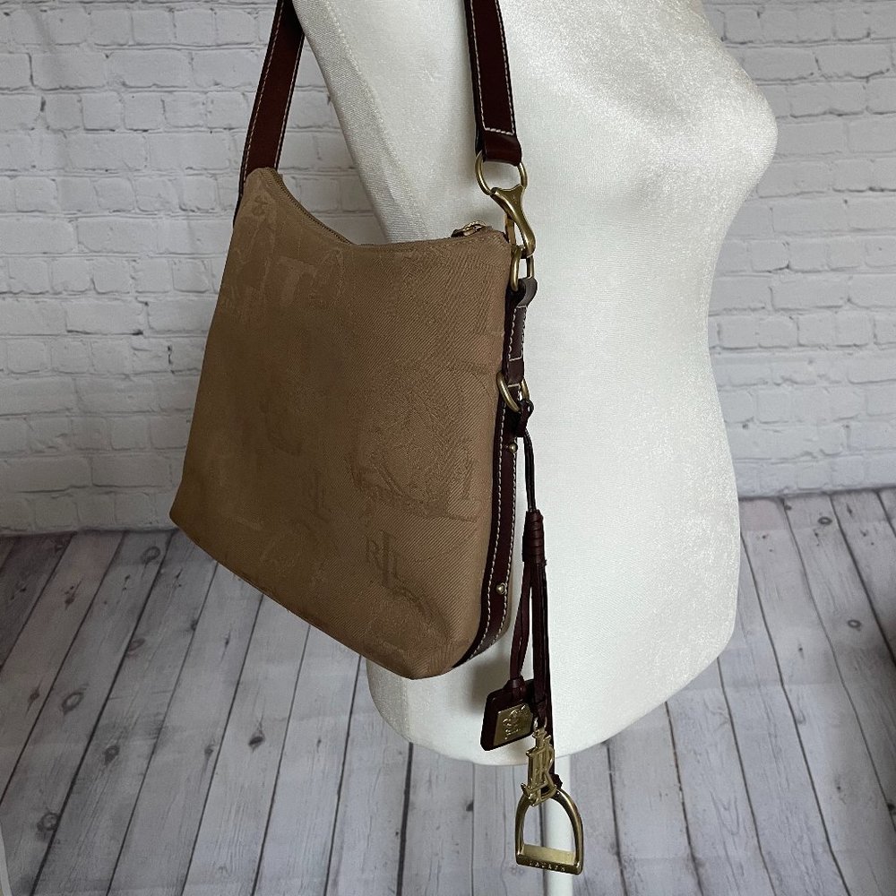 VINTAGE Ralph Lauren Equestrian Leather Purse